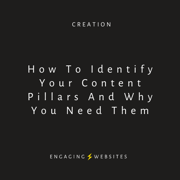 How to identify your content pillars and why you need them